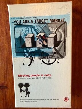RADIOHEAD Meeting People Is Easy VHS, 1998 Documentary